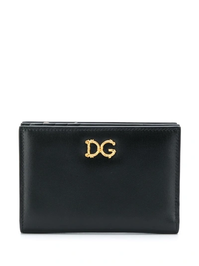 Shop Dolce & Gabbana Wallet With Zip In Black