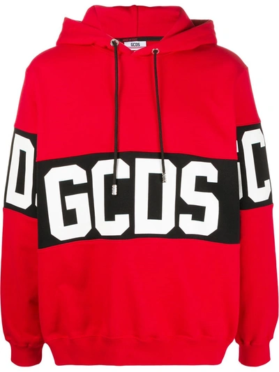 Shop Gcds Sweatshirt With Print In Red