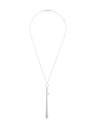 Shop Ambush Necklace With Pendant In Metallic