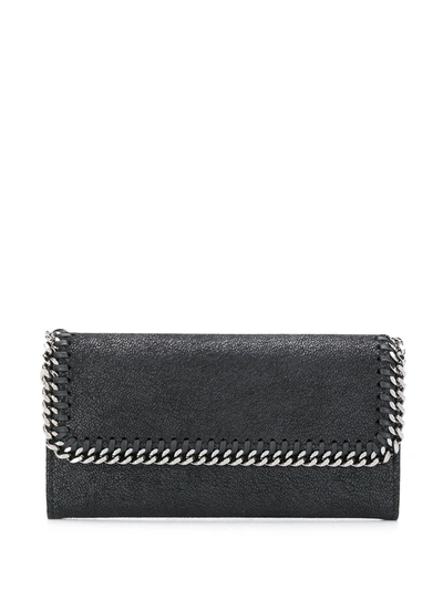 Shop Stella Mccartney Falabella" Wallet In Black