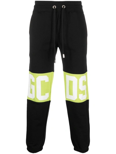 Shop Gcds Sports Trousers With Logo In Black