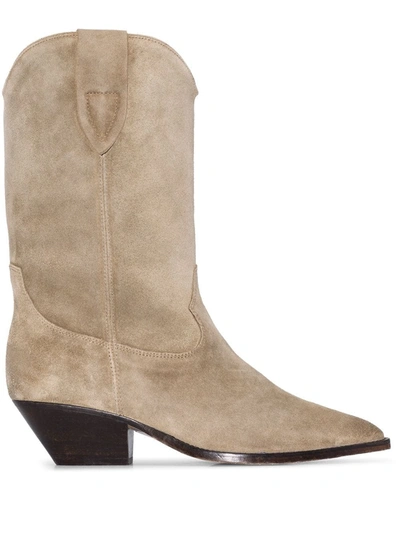 Shop Isabel Marant Duerto 60 Cowboy Boots In Brown