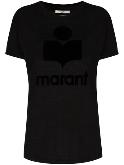 Shop Isabel Marant Étoile Koldi T-shirt With Logo In Black