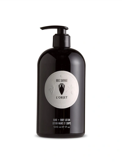 Shop L'objet Bois Sauvage Hand + Body Lotion 500ml In Black