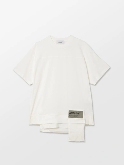 Shop Ambush Waist Pocket Jersey T-shirt Off White Li