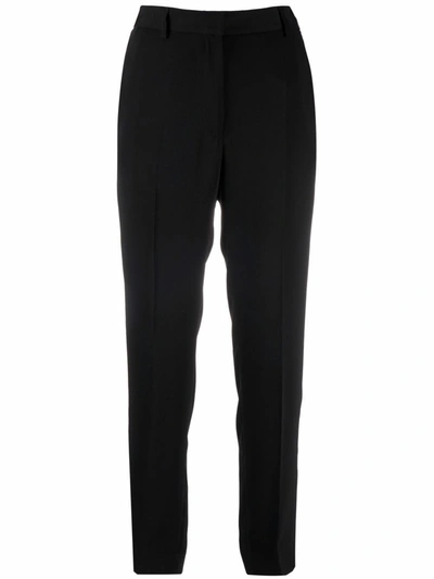 Shop Mm6 Maison Margiela High-rise Tailored Trousers In Black