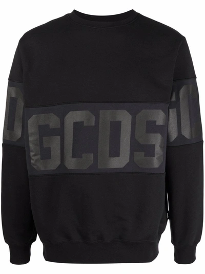 Shop Gcds Sweatshirt With Print In Black