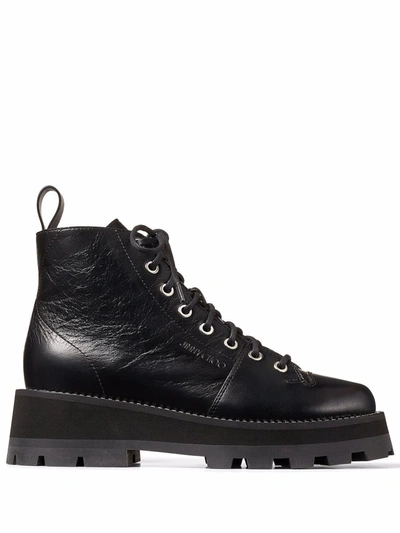 Shop Jimmy Choo Colby Boots With Decoration In Black