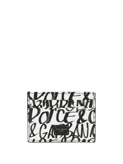 Shop Dolce & Gabbana Wallet With Logo In White