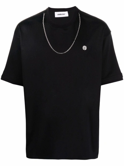 Shop Ambush Chain ??collar T-shirt Black Tofu
