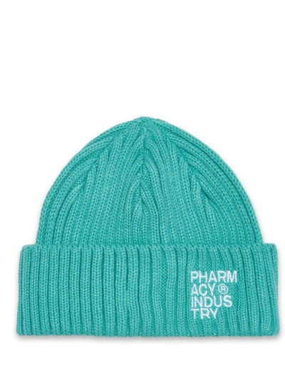 Shop Pharmacy Industry Ribbed Short Cap With Embroidery In Green