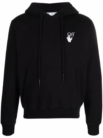 Shop Off-white Arrows-print Logo Hoodie In Black