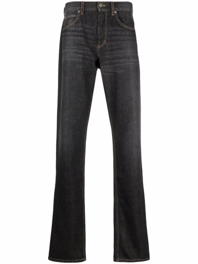 Shop Isabel Marant Straight Jeans In Black