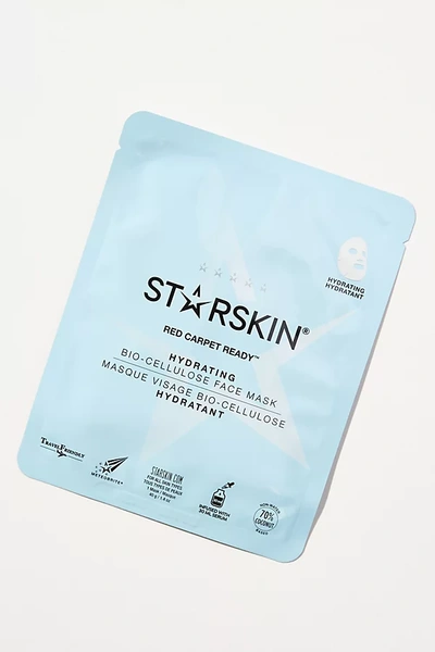 Shop Starskin Red Carpet Ready Hydrating Bio-cellulose Face Mask In Blue