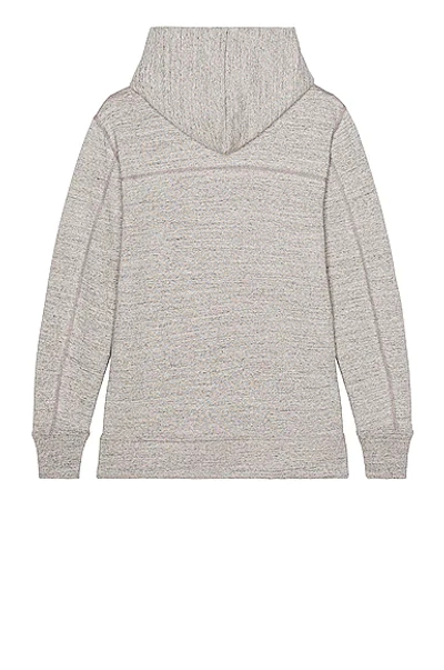 Shop John Elliott Cashmere Fleece Hooded Villian In Heather Grey