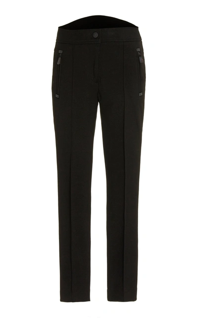 Shop Moncler Women's Jersey Ski Pants In Black
