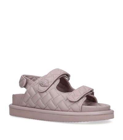 Kurt Geiger Orson Quilted Faux leather Sandals In Blush ModeSens