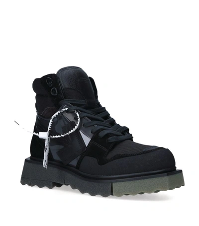 Shop Off-white Hiking Sneaker Boots In Black