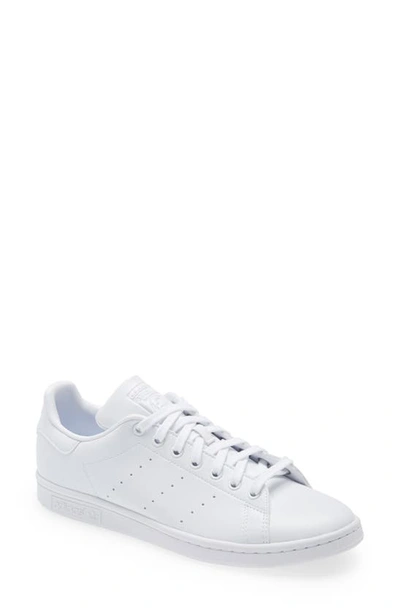 Shop Adidas Originals Stan Smith Low Top Sneaker In White/ White/ Core Black