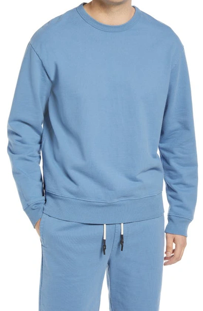 Shop Ag Arc Sweatshirt In Luna Blue