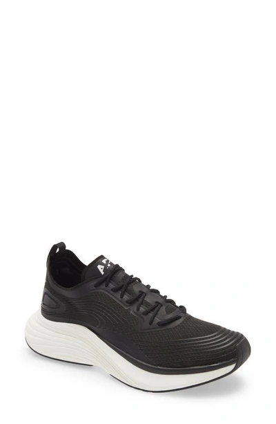 Shop Apl Athletic Propulsion Labs Streamline Running Shoe In Black/ Black/ White