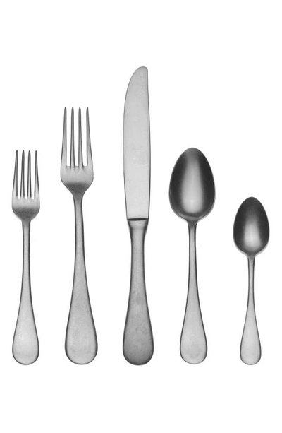 Shop Mepra Distressed 5-piece Place Setting In Stainless Steel