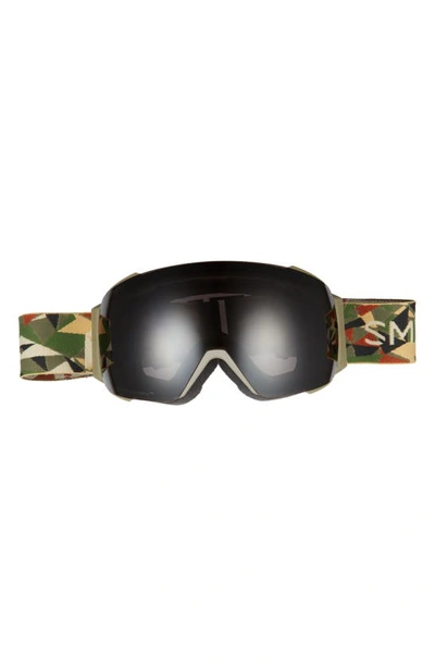 Shop Smith I/o Mag™ Snow Goggles In Alder Geo Camo Black