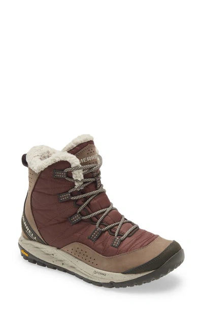 Merrell Women's Antora Sneaker Booties Women's Shoes In Marron