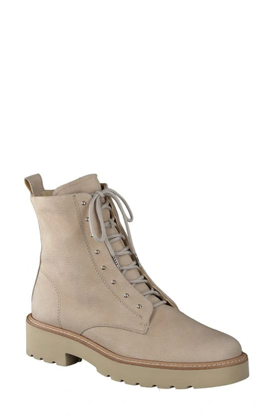 Shop Paul Green Joan Lace-up Bootie In Almond