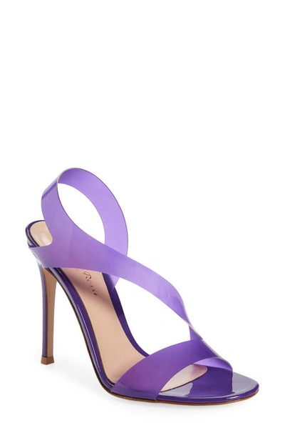 Shop Gianvito Rossi Slingback Sandal In Orchid