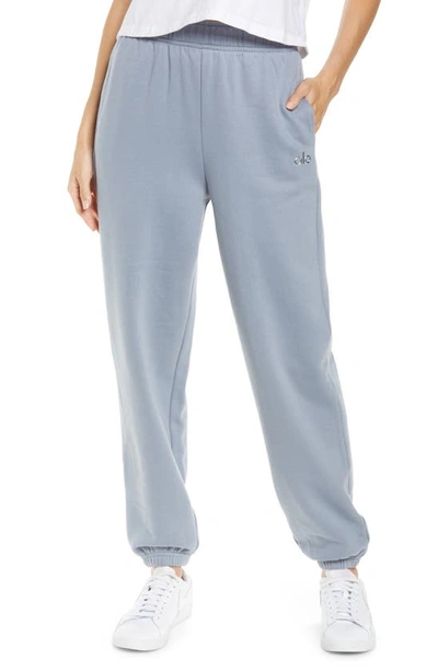 Shop Alo Yoga Accolade Sweatpants In Steel Blue