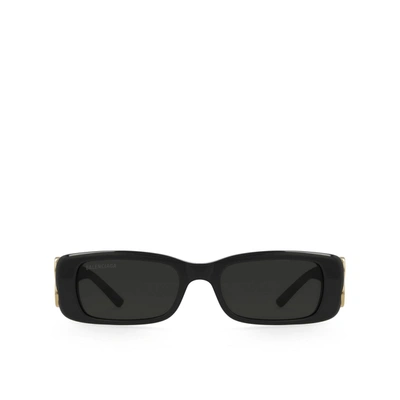 Shop Balenciaga Bb0096s Black Female Sunglasses