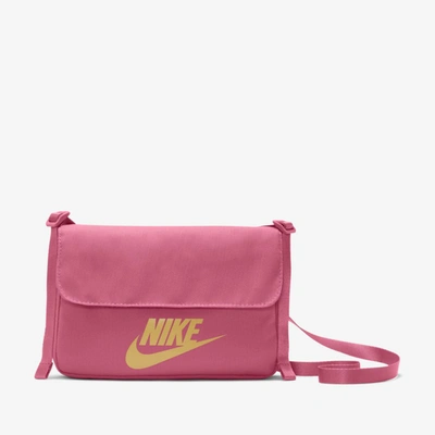 Shop Nike Sportswear Women's Futura 365 Crossbody Bag In Gypsy Rose,gypsy Rose,metallic Bronze