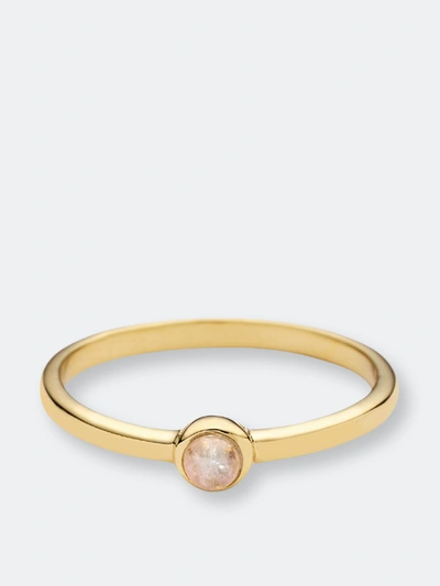Shop Awe Inspired Moonstone Ring In Gold
