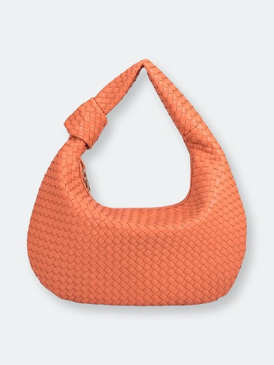 Melie Bianco Women's Brigitte Large Hobo Bag In Orange