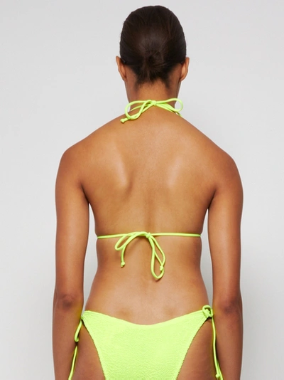 Shop Bound By Bond-eye Sofie Triangle Eco Bikini Top Neon Yellow