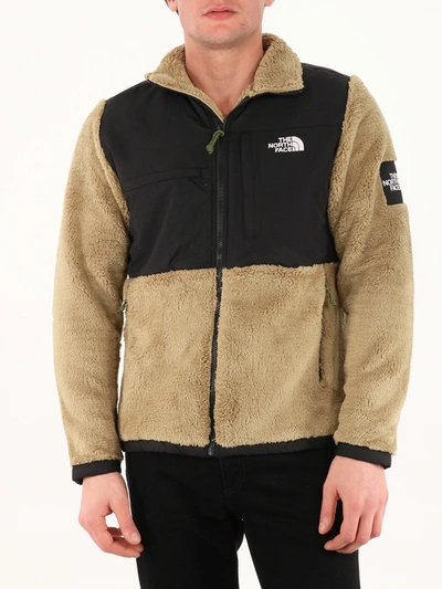 The North Face North Face Sherpa Zip Jacket - Kelp Tan In Cammello
