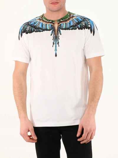 Shop Marcelo Burlon County Of Milan Grizzly Wings T-shirt In White