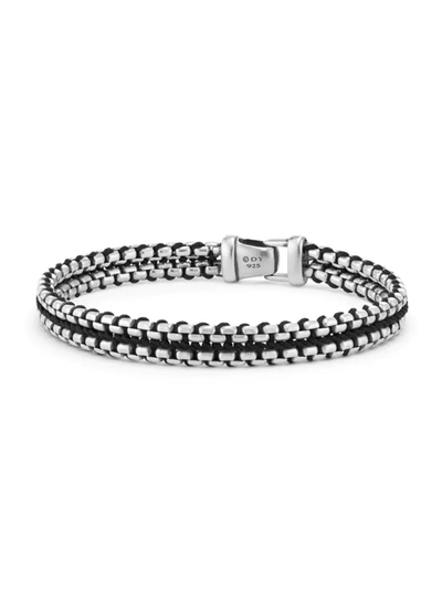 Shop David Yurman Box Chain Sterling Silver Bracelet