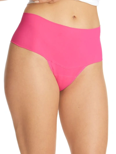 Shop Hanky Panky Women's High-rise Thong In Provocative Pink