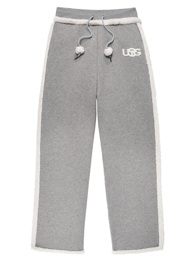 Shop Ugg X Telfar Women's  Sherpa Sweatpants In Heather Grey