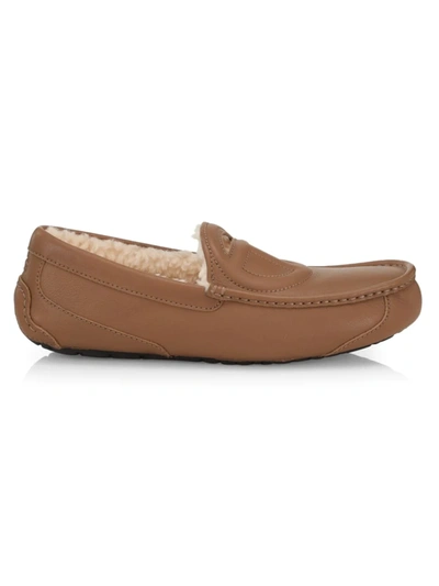 Shop Ugg X Telfar Men's  Ascot Loafers In Chestnut
