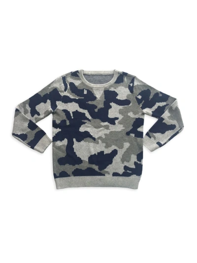 Shop Bear Camp Baby's & Little Boy's Camo-print Rib Knit Sweater In Grey Camo