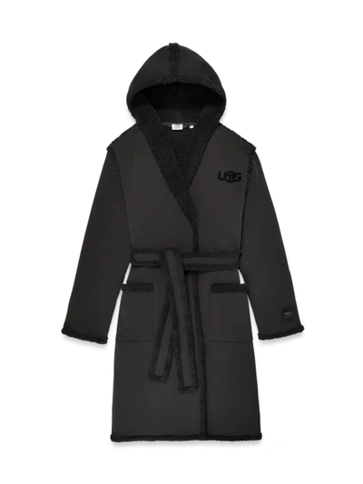 Shop Ugg X Telfar Men's  Fleece Robe In Black