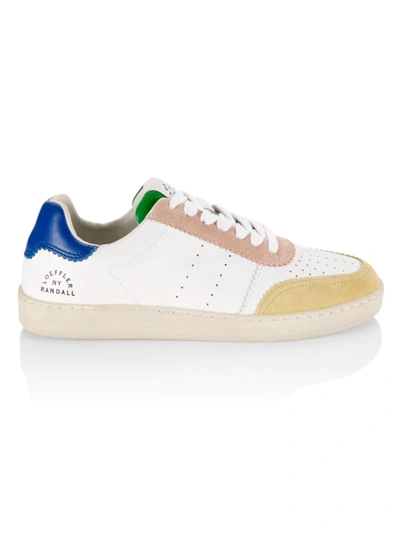 Shop Loeffler Randall Keeley Colorblock Leather Sneakers In Rainbow