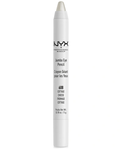 Shop Nyx Professional Makeup Jumbo Eye Pencil All-in-one Eyeshadow Eyeliner Pencil In Cottage Cheese