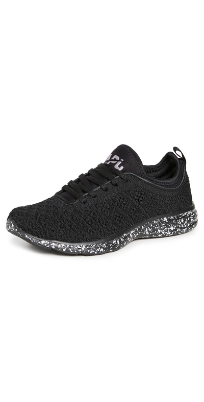 Shop Apl Athletic Propulsion Labs Techloom Phantom Sneakers In Black/cement/speckle