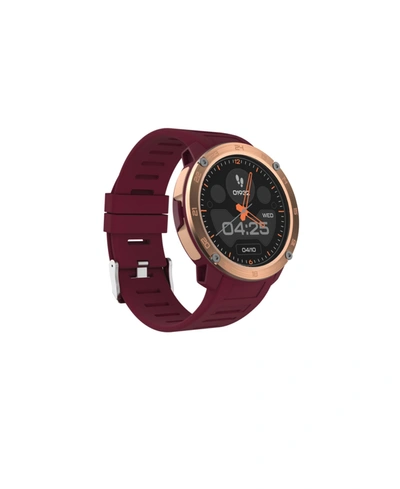 Shop Itouch Unisex Explorer 3 Merlot Silicone Strap Smartwatch 46.5 Mm