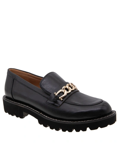 Shop Bcbgeneration Women's Tinaa Lug Sole Loafers In Black