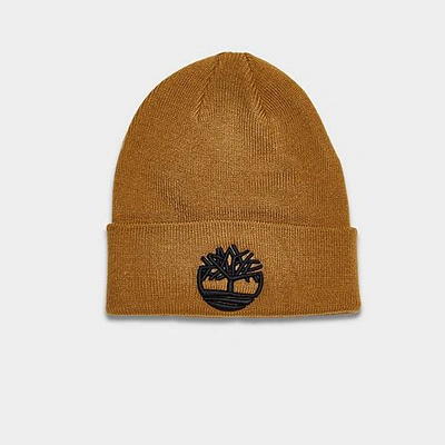 Timberland Contrast Tree Beanie Hat In Wheat/black | ModeSens